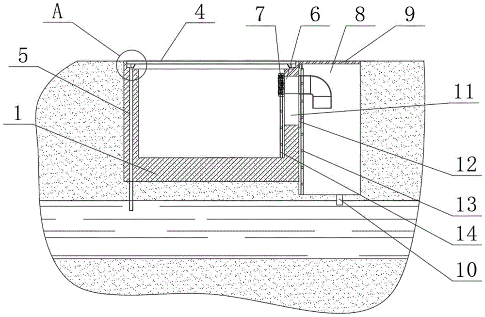 一种升降式地埋环网柜用基坑的制作方法