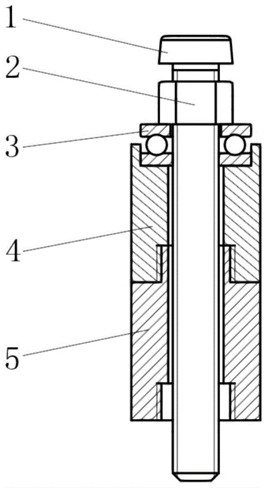 一种拆卸连接电机定子硅钢片销轴的装置的制作方法