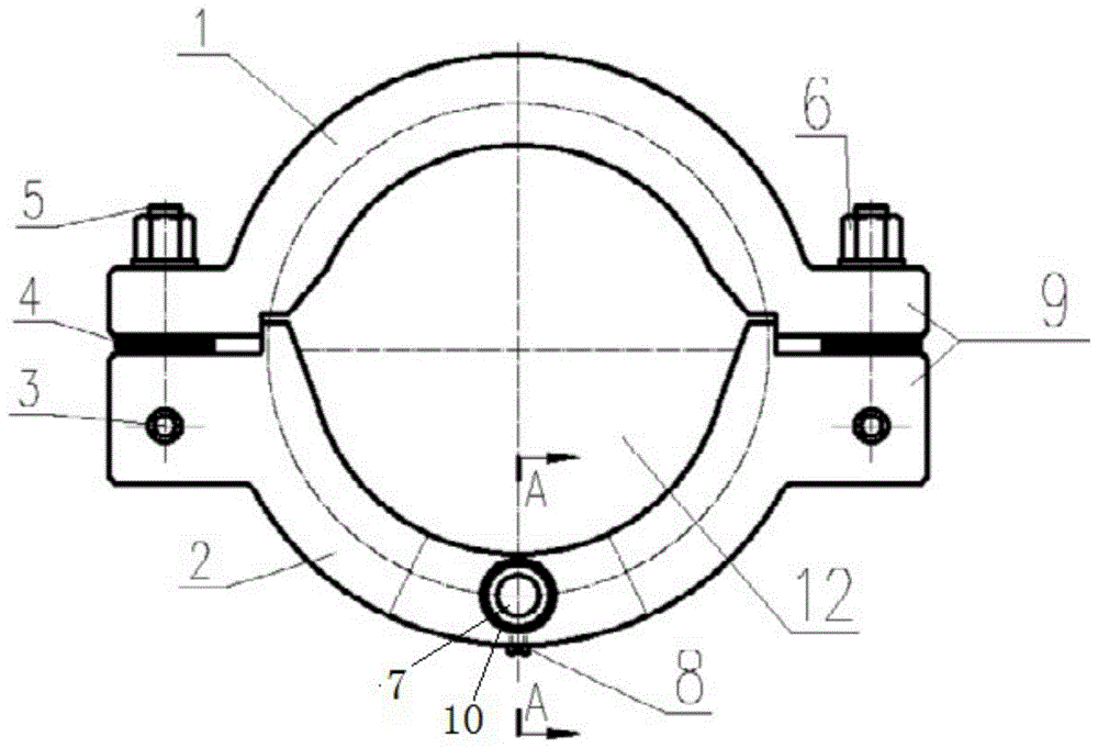 一种曲轴中间法兰销孔加工辅助导向装置的制作方法