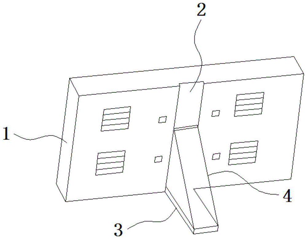 一种屏体支撑固定结构的制作方法