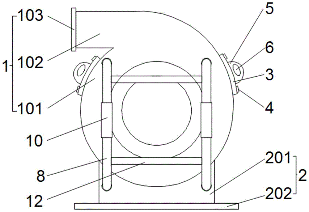 一种便于运输的蜗壳的制作方法