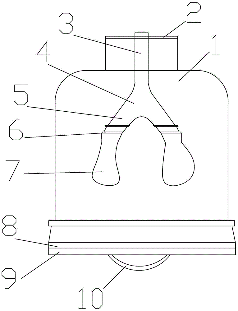 一种简易肺呼吸模型的制作方法