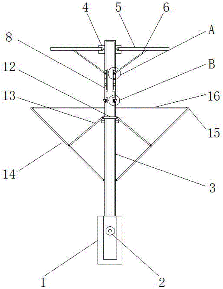 一种便于均匀接受阳光的农产品种植用养殖架的制作方法