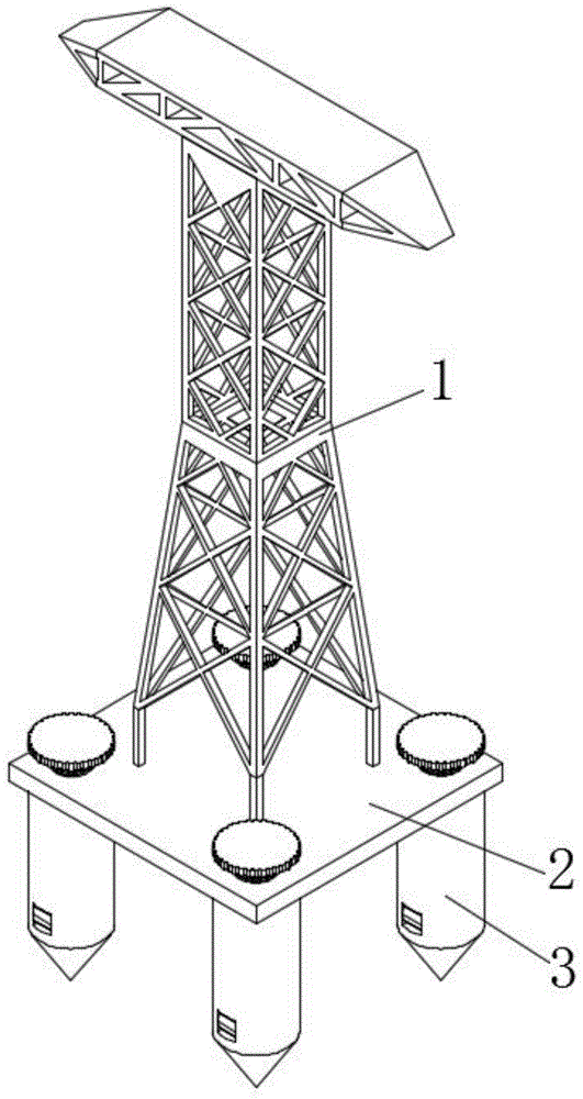 一种输电塔塔基固定桩的制作方法