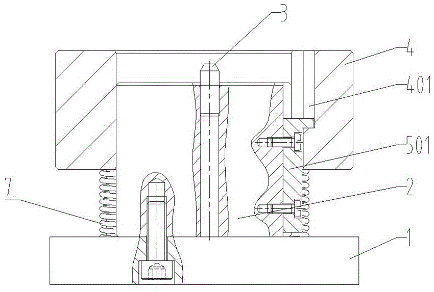 一种电动泵泵芯与底座反向压装装置的制作方法