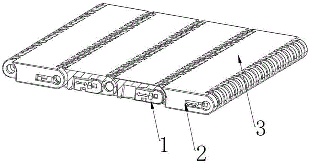 一种链板拼接组装固定装置的制作方法
