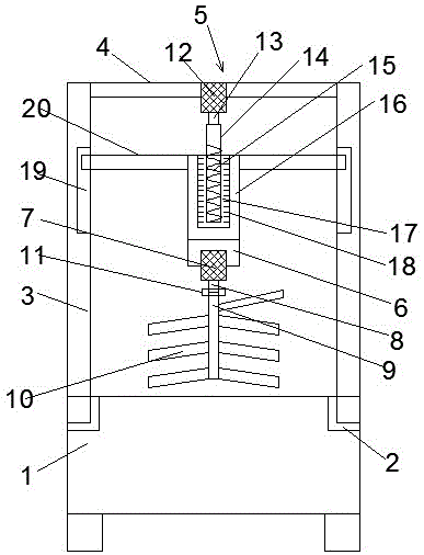 利用蚯蚓养殖处理污泥用养殖污泥添加养料装置的制作方法