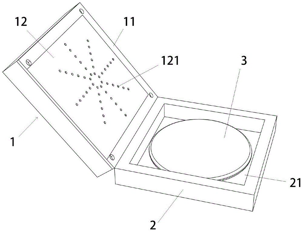 一种带有开茶装置的茶饼放置盒的制作方法