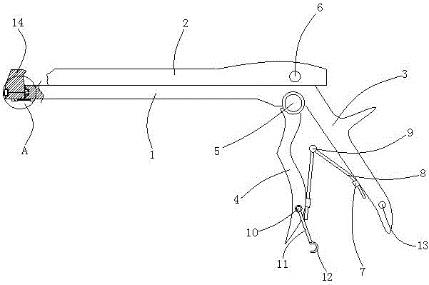 一种骨科用可调式椎板咬骨钳的制作方法