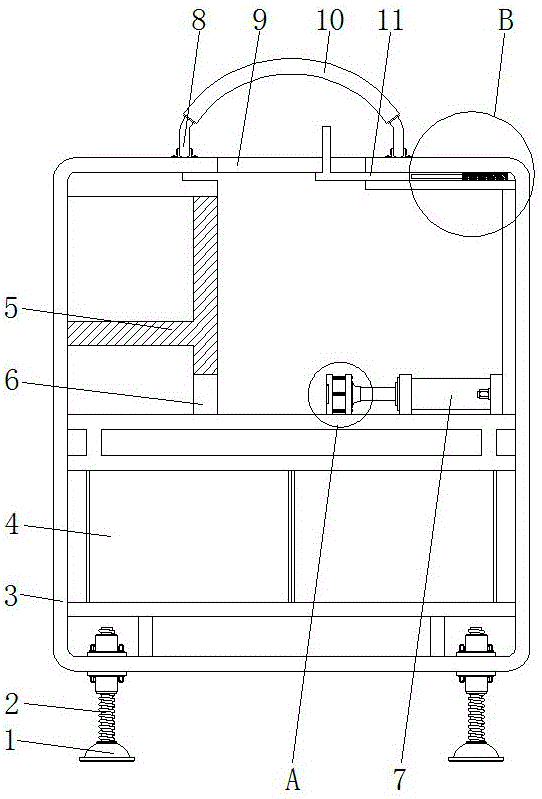 一种砼结构和钢结构强度检测用便于携带的检测装置的制作方法