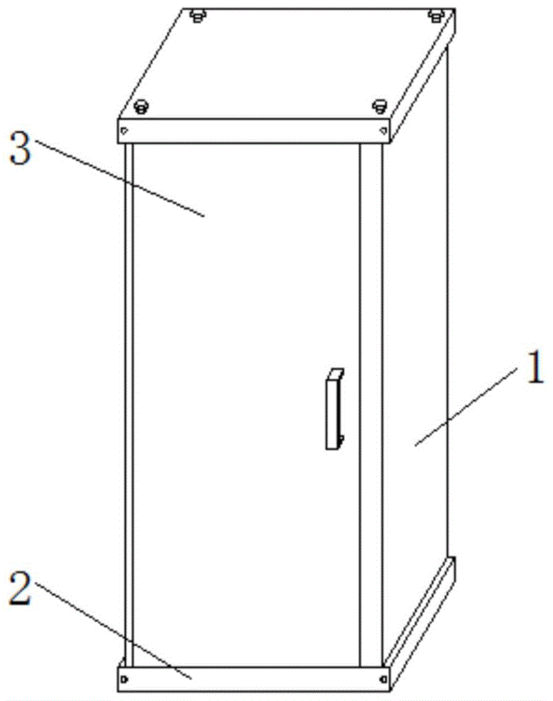 一种通信工程用设备柜的制作方法
