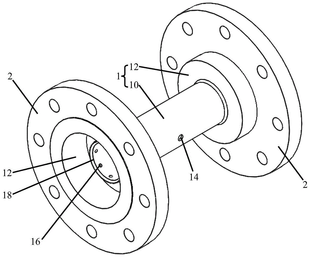 电磁水表传感用导流管件的制作方法
