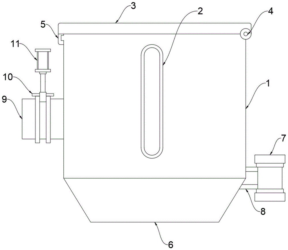 一种篦冷机用防堵塞入料斗的制作方法