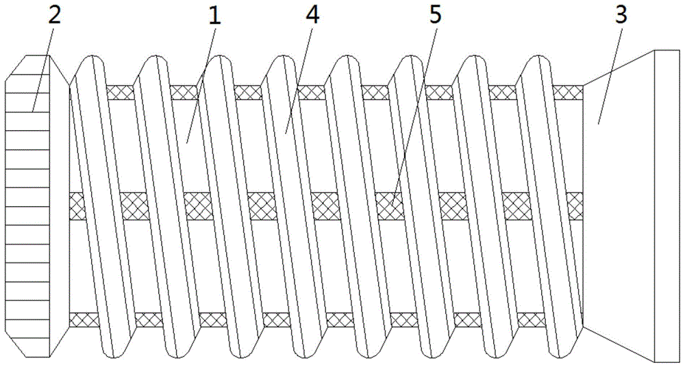 HDPE钢带增强螺旋波纹管的制作方法