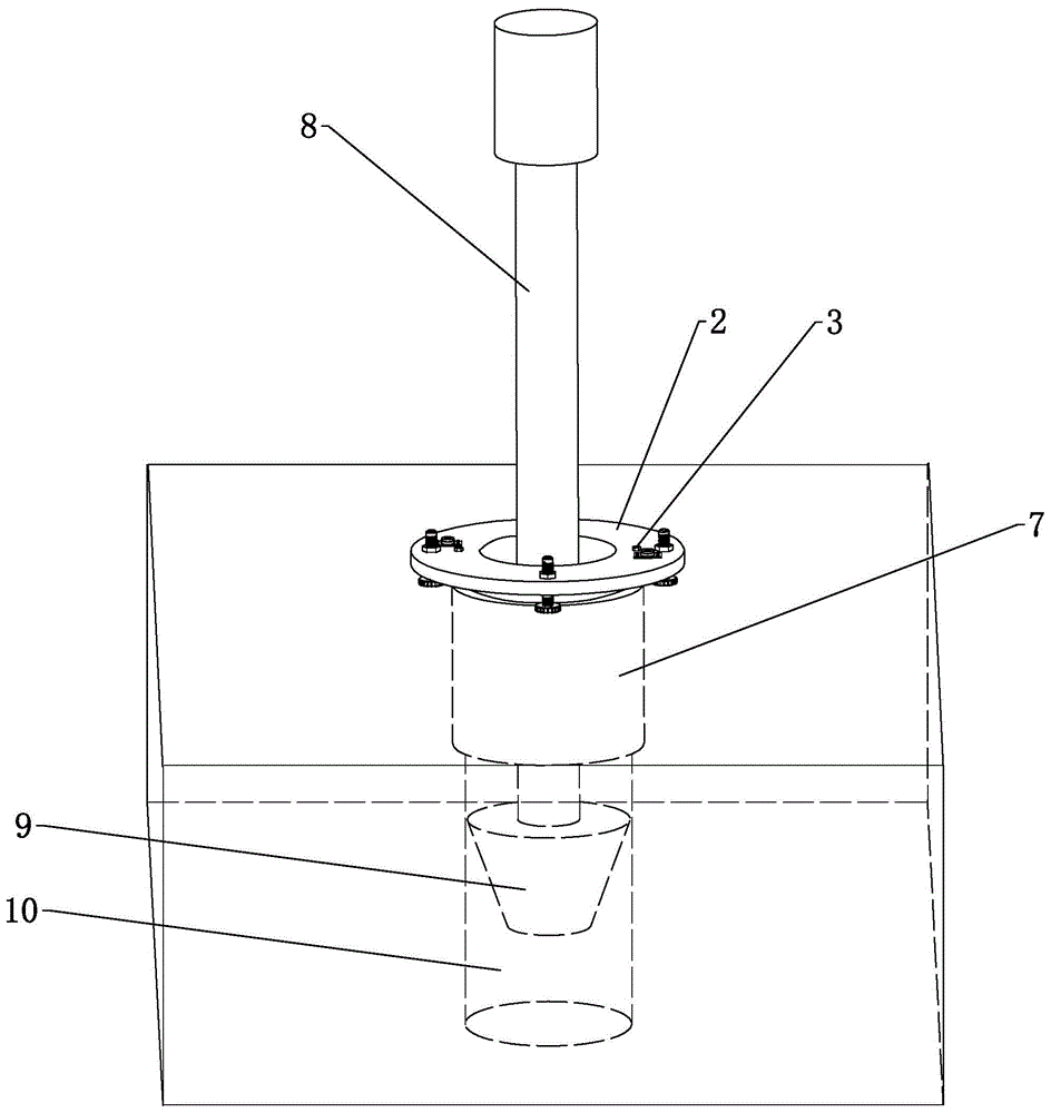 一种钻孔灌注用钻杆固定装置的制作方法