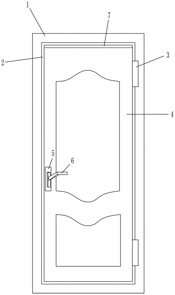 一种隔热型钢制烤漆门的制作方法