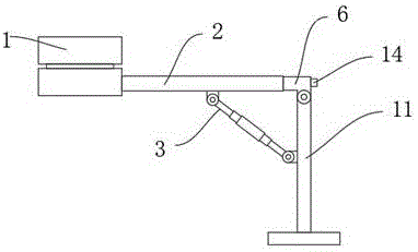 一种半挂车支撑腿连接结构的制作方法