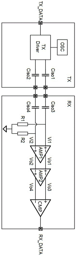 差分信号放大电路、数字隔离器和数字接收器的制作方法