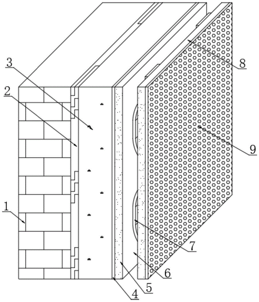 一种建筑外墙保温层结构的制作方法