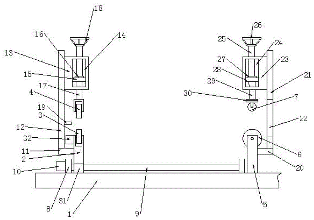 一种建筑外墙管体加工夹持工装的制作方法