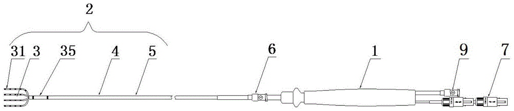耙状头端高精度多极标测电极导管的制作方法