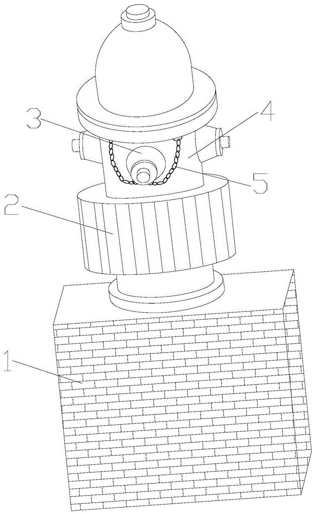 一种闷盖内嵌式防盗型室外栓的制作方法