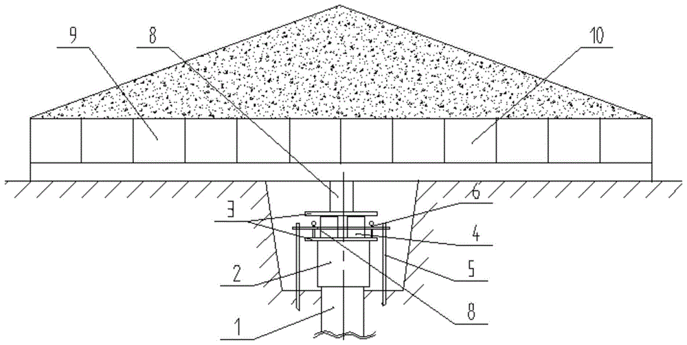 建筑单桩竖向抗压静载检测装置的制作方法