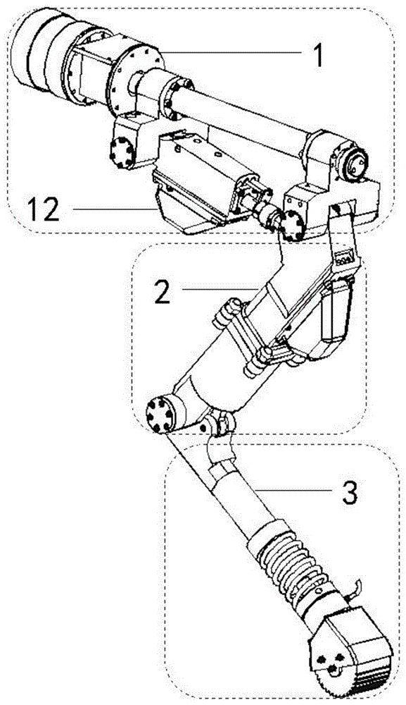 一种四足仿生机器人轻量化四自由度腿部机构的制作方法