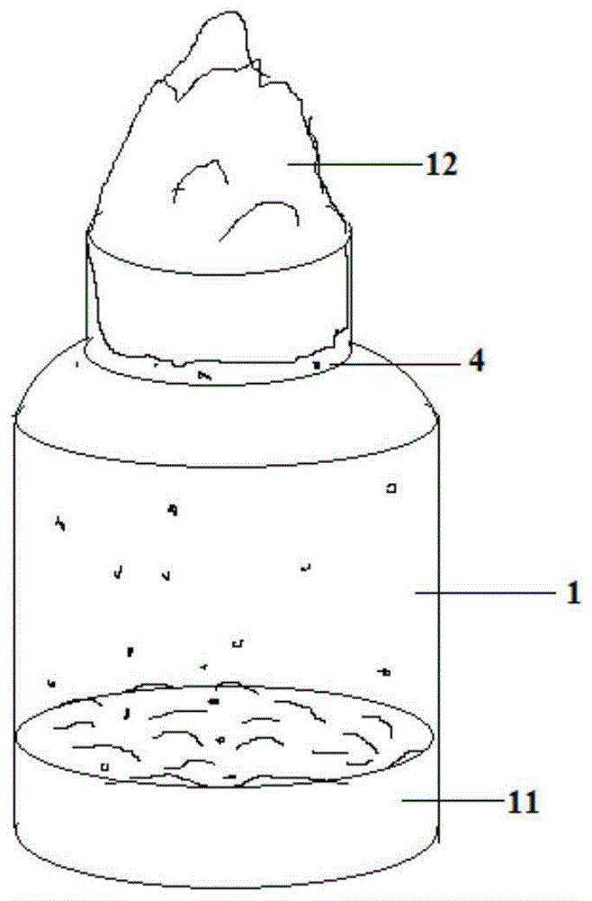 实验室果蝇培养瓶接口装置的制作方法