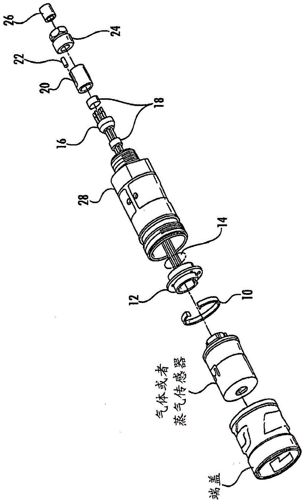 用于检测器组件的电线密封件的制作方法