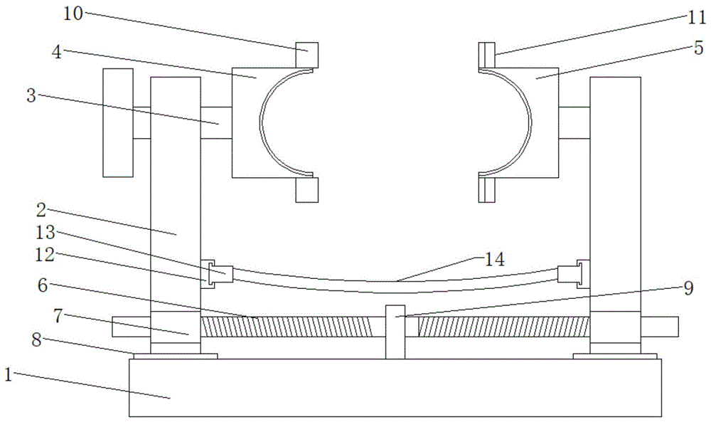 一种汽车排气管加工夹具的制作方法