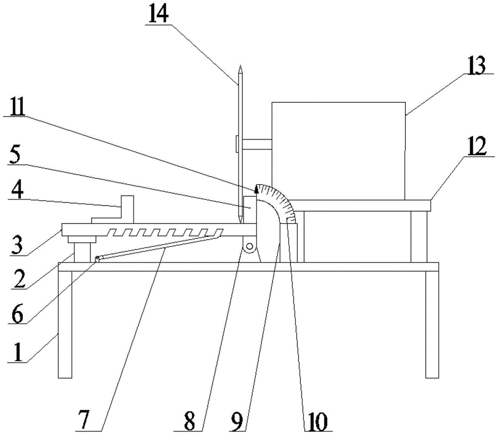 一种装修木板的角度切割机的制作方法