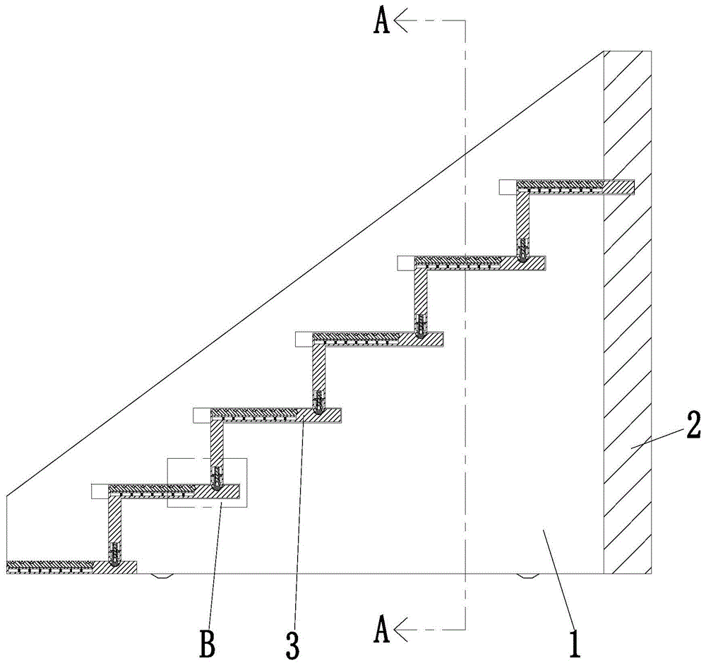 一种建筑物室内装配式楼梯的制作方法