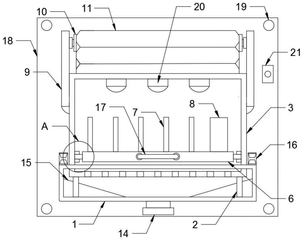 一种不锈钢餐具安置架的制作方法