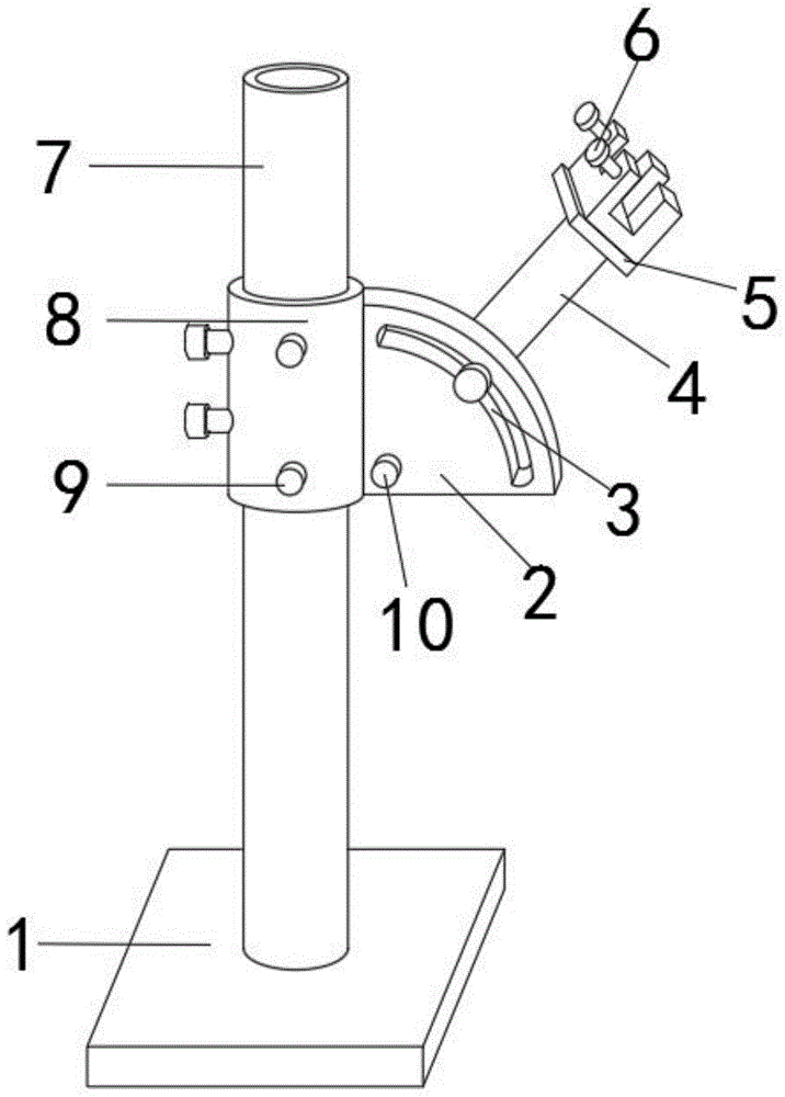 一种焊接教学操作用全位置焊接架的制作方法