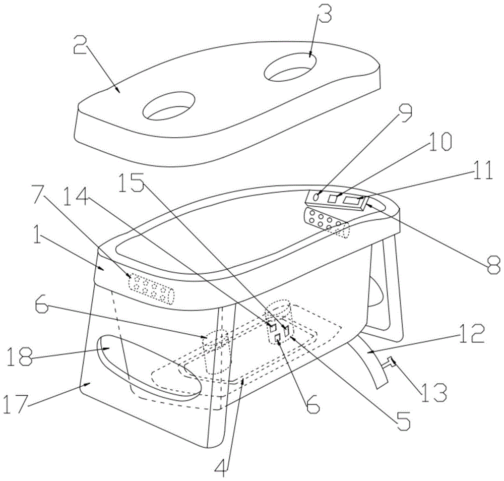 一种智能泡澡汗蒸一体浴池的制作方法