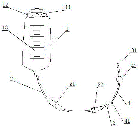 一次性造口灌肠器的制作方法