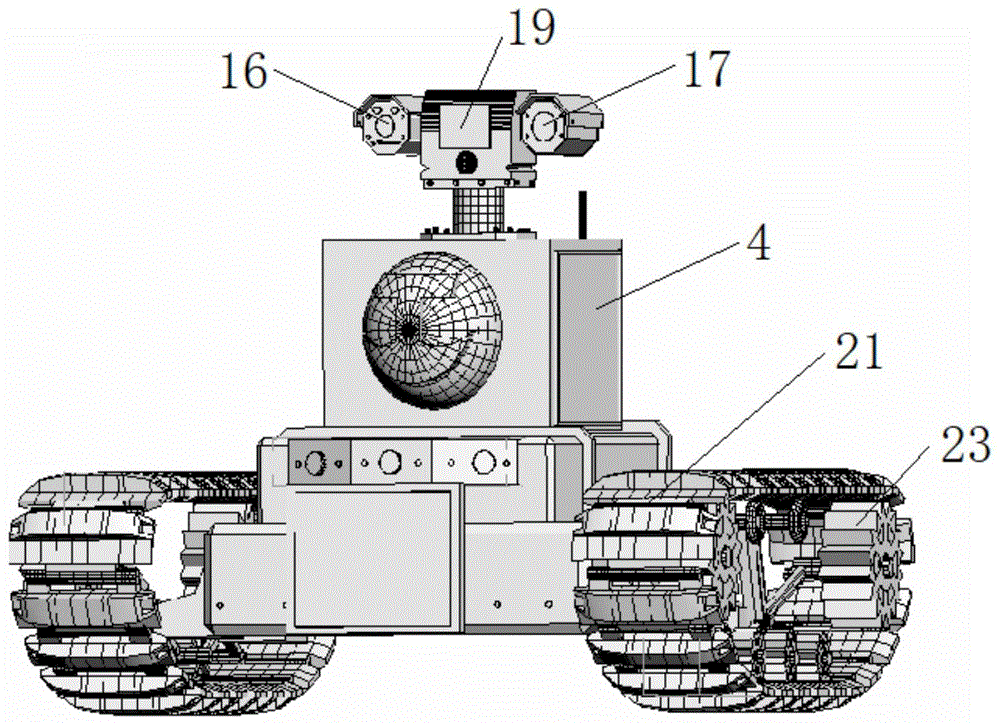 一种用于电厂的5g履带式智能巡检机器人的制作方法