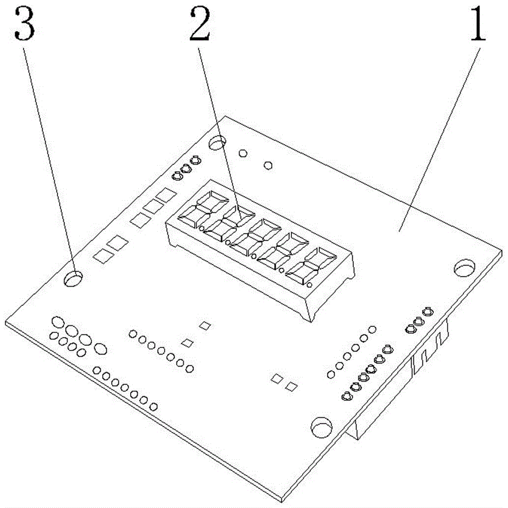 一种带温度显示饮水机主控板的制作方法