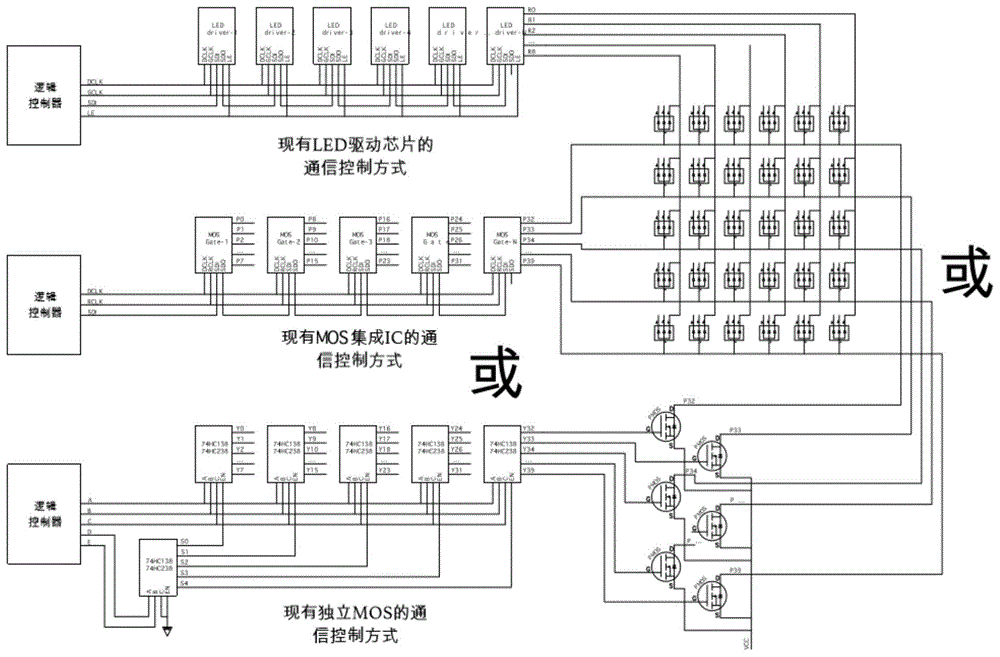 发光二极管LED驱动电路、发光二极管LED显示系统的制作方法