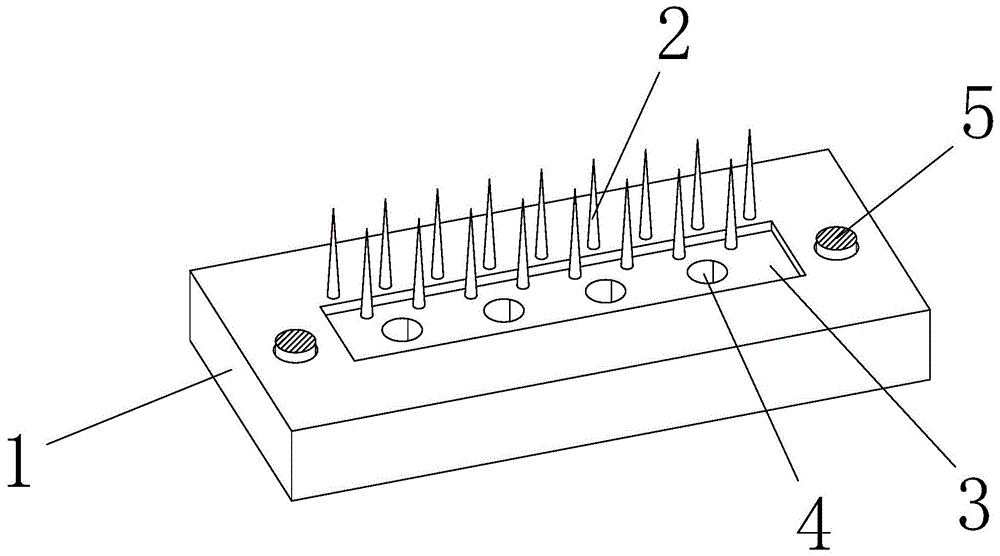 一种针织横编机的专用针板的制作方法