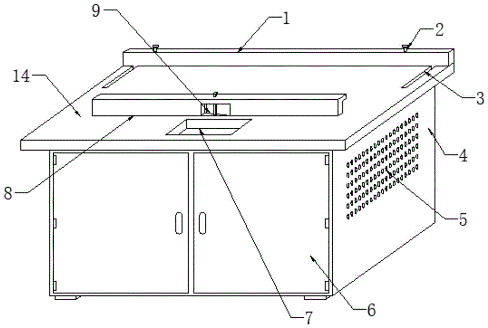 一种可调节的课桌椅加工用卷边装置的制作方法