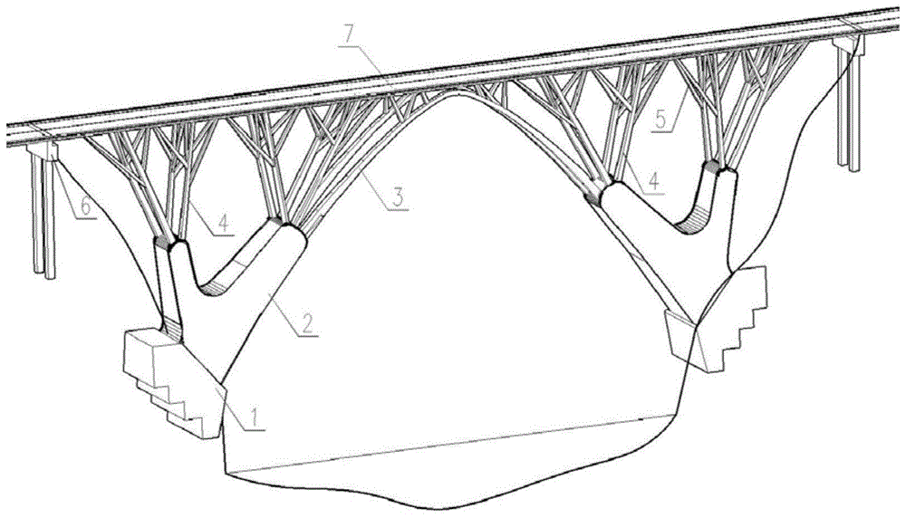 一种新型刚架拱桥的制作方法