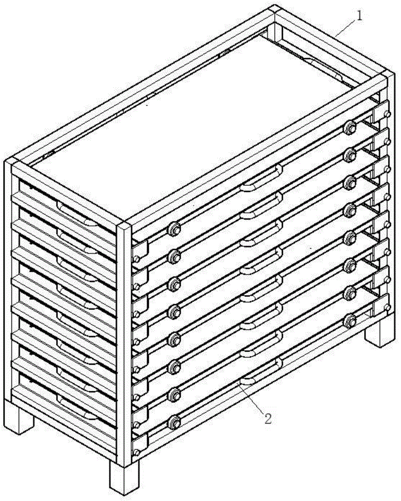 一种建筑装饰用板材储运架的制作方法