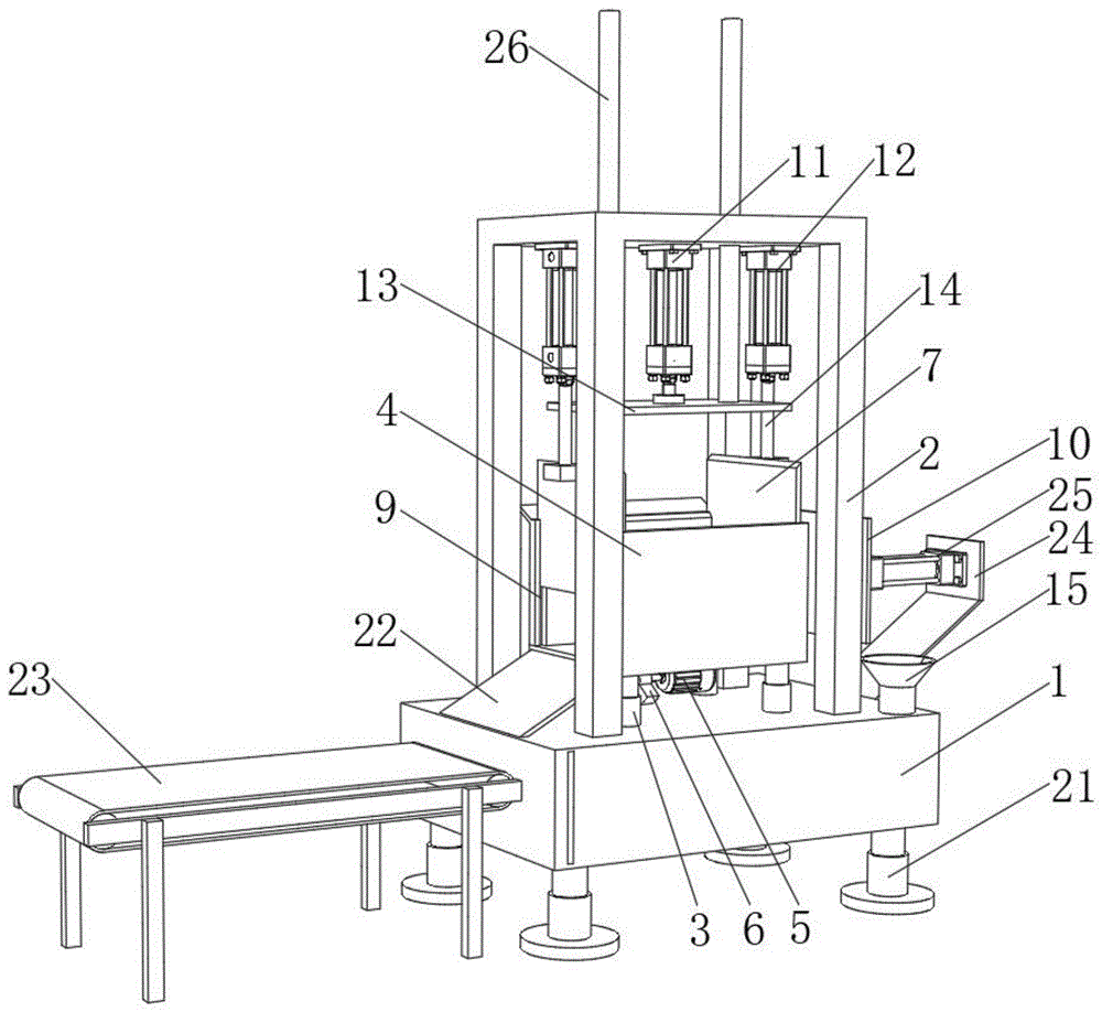 一种减震型建筑施工挤压成型装置的制作方法