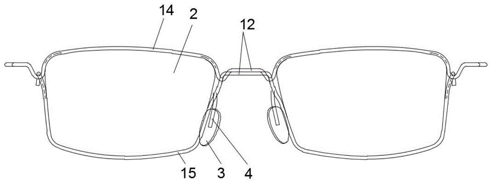 一种无焊接无螺丝的眼镜的制作方法
