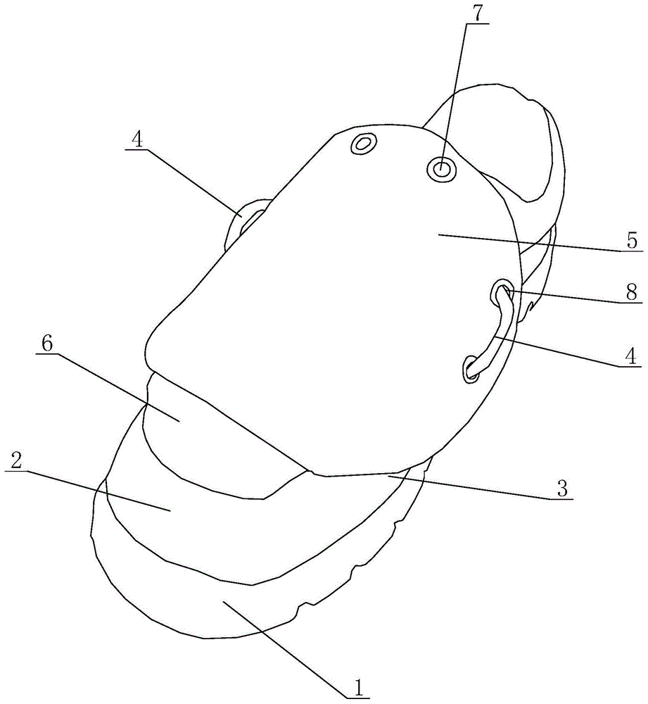 一种具有脚背防护功能劳保鞋的制作方法