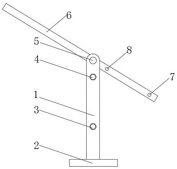 折叠杠杆灯杆的制作方法