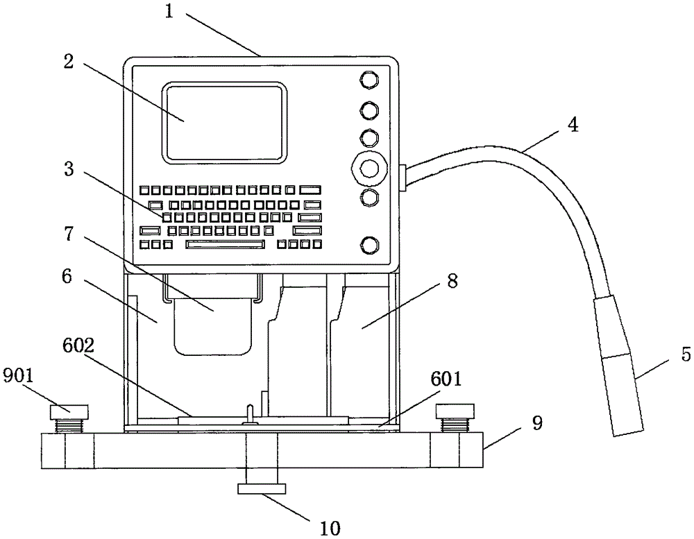 一种具有定位底座的钢卷自动喷码装置的制作方法