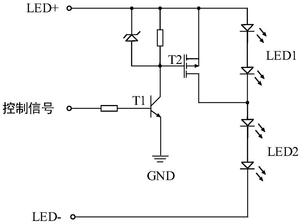 开关电路、LED电路以及车灯的制作方法